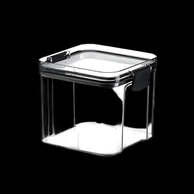 Multipurpose Food Storage Containers Set - Clear Jars with Lids for Cereal, Candy, and Dry Goods